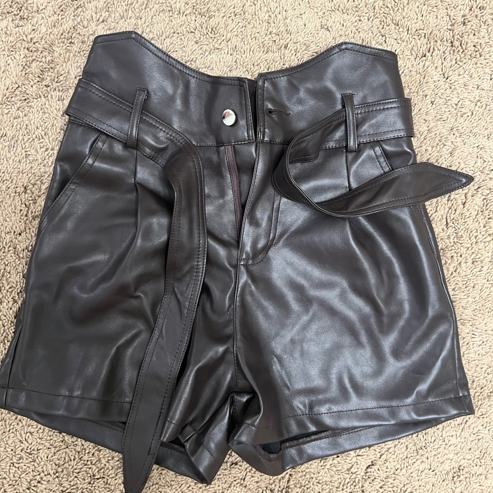 Boutique Leather Shorts